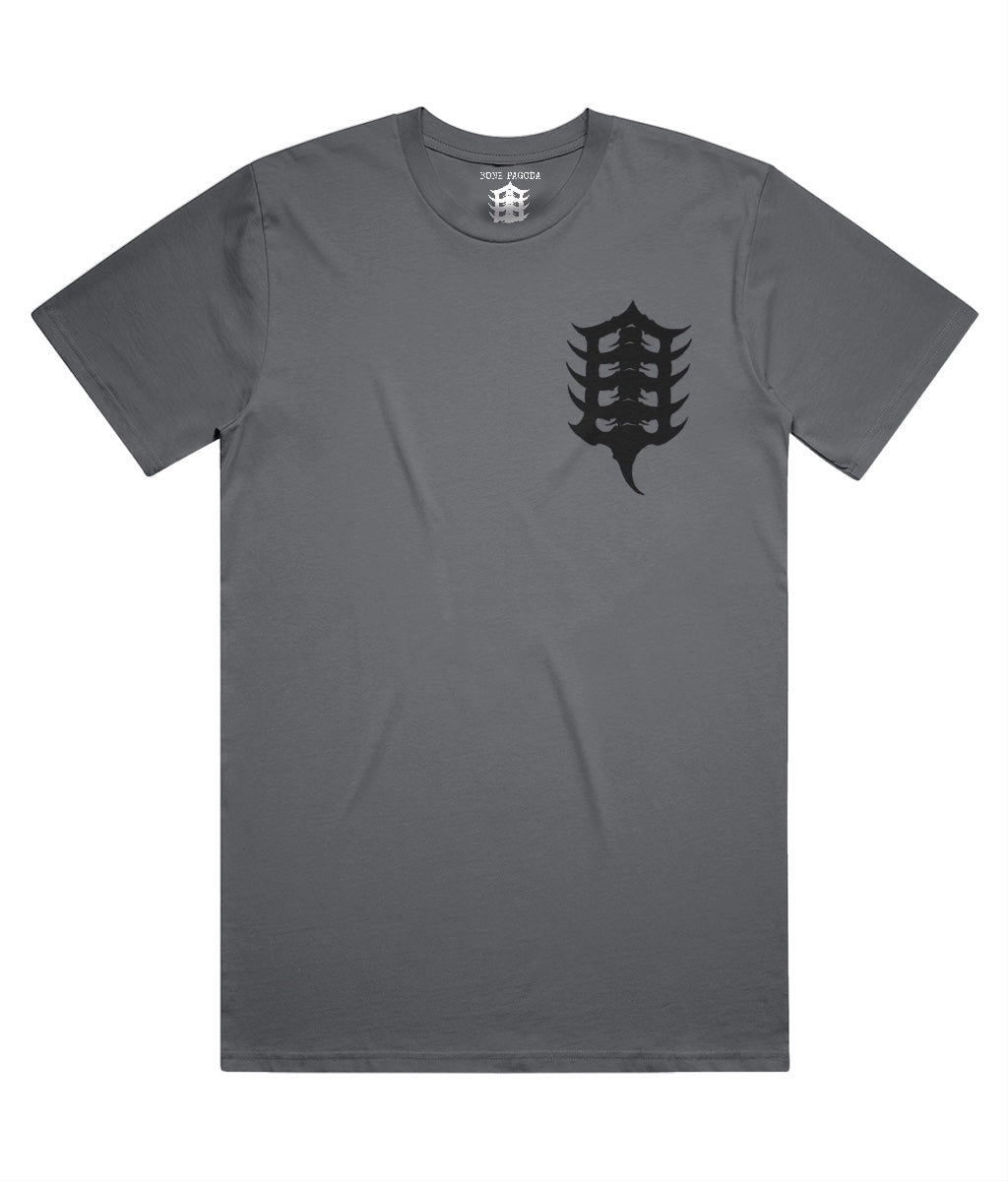 Undead Dynasty Warrior. Heavy-weight Grey T-Shirt