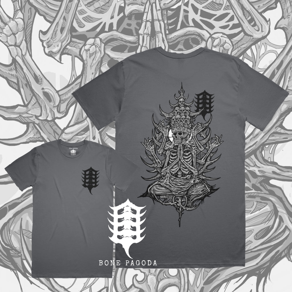 Quan Yin: Spiritual Enlightenment. Heavy-weight Grey T-Shirt