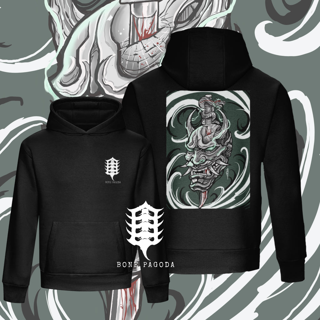 Oni Demon/ Dragon Blade heavy weight Boxy Hoodie