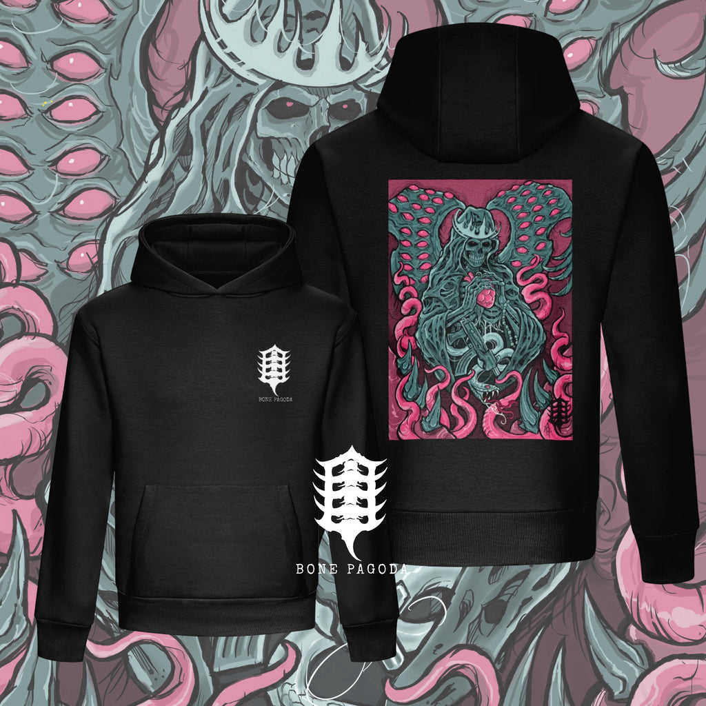 Reaper of War: Heart of darkness. Black Heavy-weight Boxy Hoodie