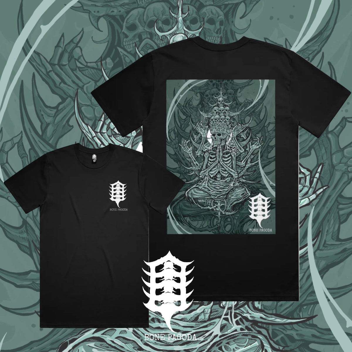 Quan Yin Shrine Heavy-weight T-Shirt black
