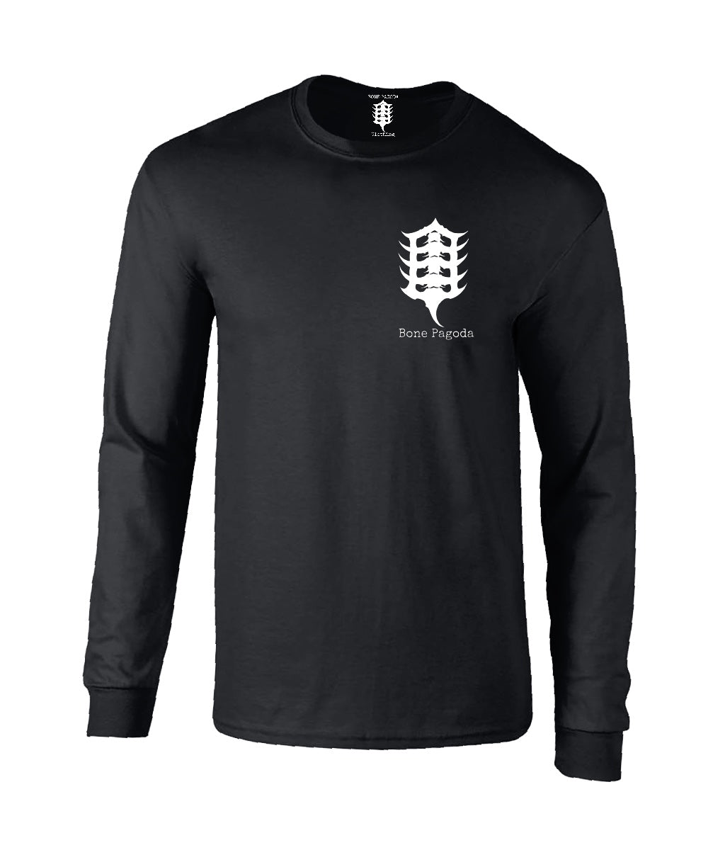 Quan yin: Spiritual Protection Black Long Sleeve T-Shirt